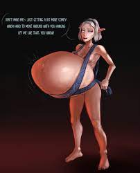 1girls big belly female same size vore solo unf0cused vore zara 