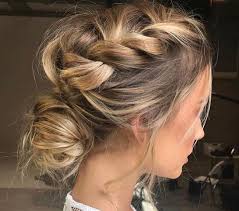 Cornrow your hair from one side to the other from midway to the nape of your neck. 119 Elegant And Chic Braided Updo For Special Occasions