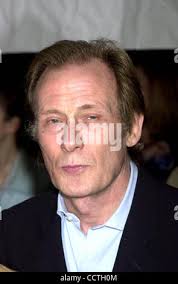 Bill Nighy at the premiere of Love Actually at the Odeon Leicester Square  in London. The actor plays the part of Billy Mack in the romantic comedy  Stock Photo