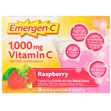 Maybe you would like to learn more about one of these? Emergen C Vitamin C Flavored Fizzy Drink Mix Raspberry 1 000 Mg 30 Packets 0 32 Oz 9 1 G Each Iherb