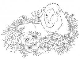 Ilustracion De Leon Y Flores Para Colorear Vector Gratis Dibujos animados para colorear mickey mouse clip art library. ilustracion de leon y flores para