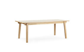 slice table 90 x 200 cm linoleum dining table table modern dining table