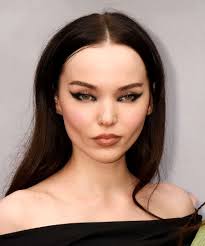 Dove Cameron Long Dark Brown Hairstyle