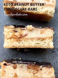 Keto Peanut Butter Cheesecake Bars Recipe Peanut Butter Cheesecake Bars Keto Cheesecake Low Carb Peanut Butter