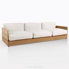 Soho Grande Extra Large Outdoor Sofa Teak Patio Furniture Outdoor Sofa Teak Sofa