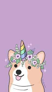 Pin By Mia Breckheimer On Idei Dlya Risunkov Corgi Wallpaper Iphone Unicorn Wallpaper Corgi Wallpaper