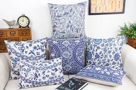 Pillows └ home décor └ home & garden all categories antiques art automotive baby books business & industrial cameras & photo cell phones & accessories clothing. Blue And White China Flower Home Decor Pillow Cushion Decorative Linen Cotton Sofa Cushions Car Throw Pillows Pillow Height Pillow Textilepillow Holder Aliexpress