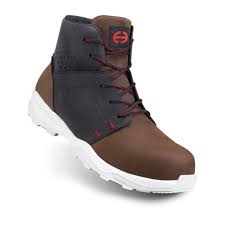 Run R 600 Black Brown Non Metal Toe Cap Ankle Safety Boots Uk 13 Eu 48