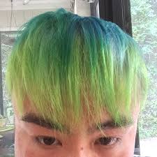 林大樹さんはinstagramを利用しています セルフでやったら上手くいった ヘアカラー manicpanic マニパニ 原色カラー 派手髪 アフターミッドナイト アトミックターコイズ エレクトリックリザード セルフカラー winter instagram instagram