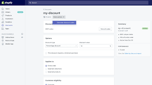 In front of your active theme, you will see an action button. Simple Discount Code Generator Shopify App Store