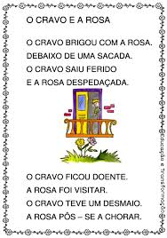 Cantiga O Cravo E A Rosa Para Imprimir Atividades Escolares Sequencia Didatica O Cravo E A Rosa Professor Education School Projects