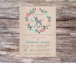 Enchanted Forest Invitation Baby Deer Invitation Fawn Invitation Fawn Birthday Party Invitation Baby Deer Print Deer Shower Invite Enchanted Forest Baby Shower Forest Baby Shower Invitations Forest Baby Showers