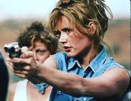 It's hard to think of an instance when a character's hair and makeup better  mirrors her story arc than Geena Davis's tawny, dimpled Thelma in Thelma &  Louise (1991). When we meet