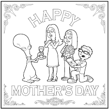 Six different free dad coloring pages. Shading Roger Tbs Com