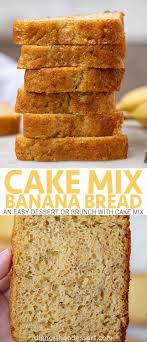 No butter, oil or refined sugar. 1 Bowl Cake Mix Banana Bread So Easy Dinner Then Dessert