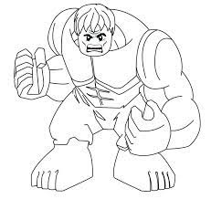Caught in a gamma bomb explosion while trying to save the life of a teenager, dr. Hulk Superheroes Printable Coloring Pages