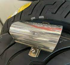 Vtg Harley Panhead Knucklehead Heat Shield Hot Spot Boot Guard Chopper Unbranded