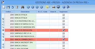Il codice abi e il codice cab i due codici servono insieme a individuare univocamente un istituto bancario. Ga Gestione Abi