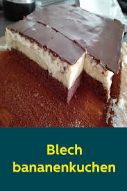 Blech Bananenkuchen Recettesympa In 2020 Bananen Kuchen Bananenkuchen Kuchen