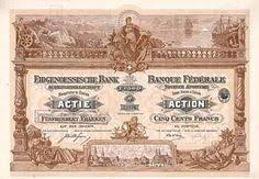 Eidgenossische Bank In Bern Ag Actie 500 Fr 3 3 1917 Auflage 18000 Wertpapiere Banks Historisch