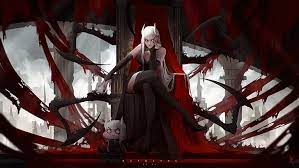 Now they are in trouble! Anime Girls Horner Entity Dead By Daylight Larinha Flyrie Weisse Haare Bildschirmhintergrund Wallpaperbetter