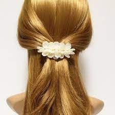 Pearl In The Shell Decorated French Hair Barrette Women Hair Accessories French Hair Hair Styles Diy Hairstyles