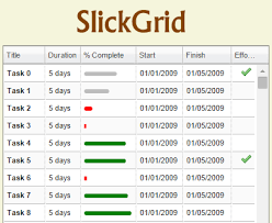 Slickgrid Advanced Javascript Grid Spreadsheet Javascript Spreadsheet Grid