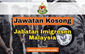 Specialize in rakyat, development and perkhidmatan awam. Jawatan Kosong Terkini Di Jabatan Imigresen Malaysia Info Awam