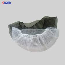 The reason that this treatment is referred to by this name is that artificial or natural human hair purchased by the salon client is woven into the client's natural hair, quite close to the scalp. China Disposable White Black Blue Nylon Hair Net Cap Hairnet Mesh China Weaving Net Cap Hair Net Caps Hat