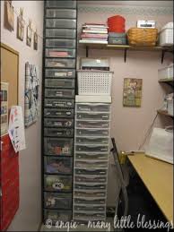 A nice example is this set of 9 storage cubes, each with a capacity of up to 15 lb. The Best 10 Small Craft Room Ideas On A Budget