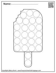 Educating numbers is important for learning. Free Summer Do A Dot Markers Activity For Kids Ice Cream In 2021 Dot Markers Kindergarten Coloring Pages Preschool Coloring Pages