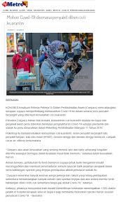 Pandemik selesema babi 2009 di malaysia merupakan sebahagian daripada wabak selesema yang lebih besar yang melibatkan virus influenza a subjenis h1n1 yang baru. Cuti Kuarantin