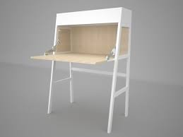 Trumble secretary desk with hutch. 3d Model Ikea Desk Secretary Ps 2014 Cgtrader