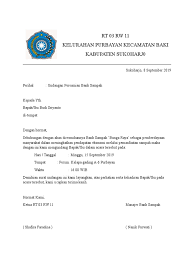Contoh surat undangan peresmian rumah baru. Undangan Peresmian Bank Sampah Untuk Lurah