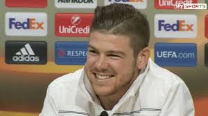 Liverpool's Alberto Moreno does Chris Kamara impression