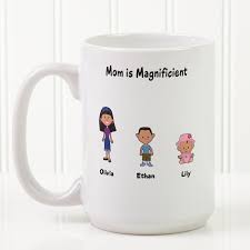 Your coffee will taste extra delicious with your trusted companion looking back at you as you drink. Personalized Large Coffee Mugs Family Cartoon Characters For Her