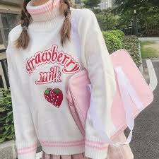 Pastel Kawaii Strawberry Milk Embroidered Sweater Aesthetic Clothing • last updated 2 weeks ago. kawaii strawberry milk embroidered sweater