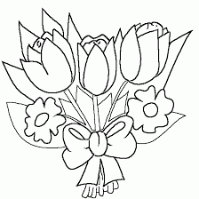 We have this nice flower bouquet coloring page for you. Bouquet Of Flowers Nature Printable Coloring Pages