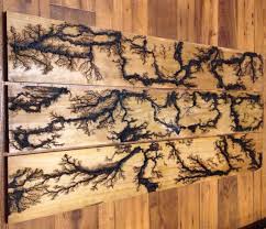 Repurposed Wood Wall Art With Lichtenberg Figures Etsy Wood Burning Art Repurposed Wood Lichtenberg