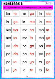 Mari belajar suku kata utk perkataan yang lebih dari 2 suku kata. Latihan Membaca Suku Kata Terbuka Dan Bahan Prasekolah Facebook