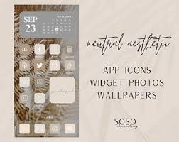 Ios14 App Icons For Iphone Earthy Boho Aesthetic 62 App Icons Pack Ios 14 Icons Ios14 Aesthetic Iphone Home Screen App Icon Covers In 2021 App Icon Iphone Icon App