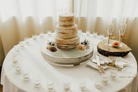 A subtle ombre white to silver one tier. This Golden Vintage Villas Wedding Is A Classic Boho Dream Junebug Weddings