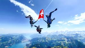 New new zealand flag #4 the new new zealand flag #4 is a flag that could be flown proudly be the flag consists of white, black, red and blue. Licensed Skydivers Skydive Switzerland
