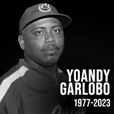El reconocido pelotero cubano Yoandy Garlobo, natural de Jovellanos,  Matanzas, falleció el sábado a los 46 años. Destacado en su carrera  deportiva por sus impresionantes estadísticas ofensivas y logros  individuales, Garlobo fue
