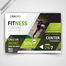 Fitness flyer template Vector | Free Download
