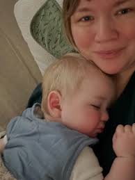 I'm sitting here holding my sweet baby girl, and my mind is racing with all  the things I feel like I need to get done. The Christmas tree is still up  yes,