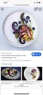 Octopus Unique Recipes Food Plating Fine Dining Restaurant