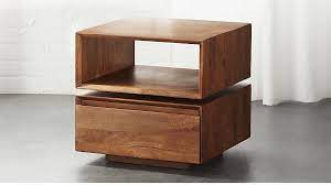 5 out of 5 stars (506) $ 175.00 free shipping favorite add to more colors 2 floating nightstands with drawers dimensions (20x12x11). Spin Rotating Side Table Reviews Cb2 Side Table Wood Minimalist Furniture Design Luxury Furniture Design