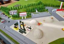 Asphalt Plant Model | Architectural Scale Models