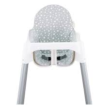 Being able to join the family at the table will make the little one happier and can help ease. Amazon Com Janabebe Cushion Compatible With High Chair Ikea Antilop White Star Baby